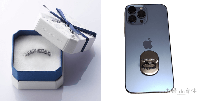 iPhone13pro max 世界初のティアラデザイナー（TARO KAMITANI）が手がける「究極のスマホリング」TIARA